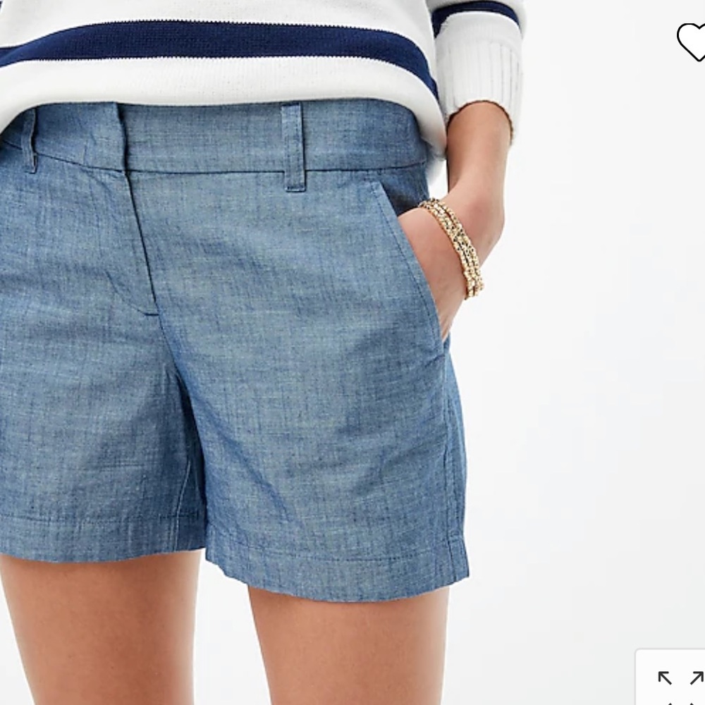 J. Crew Factory 5" classic chambray short